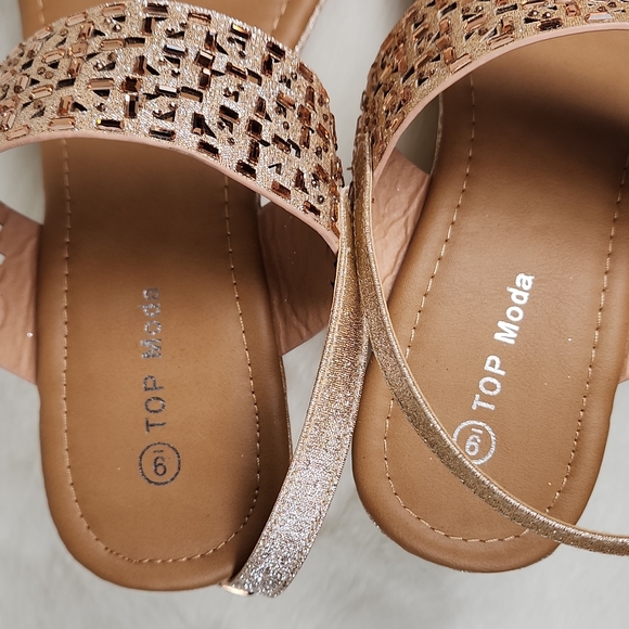 Top Moda Desire1 Champagne Size 9 NWT in Original Retail box - Picture 11 of 16